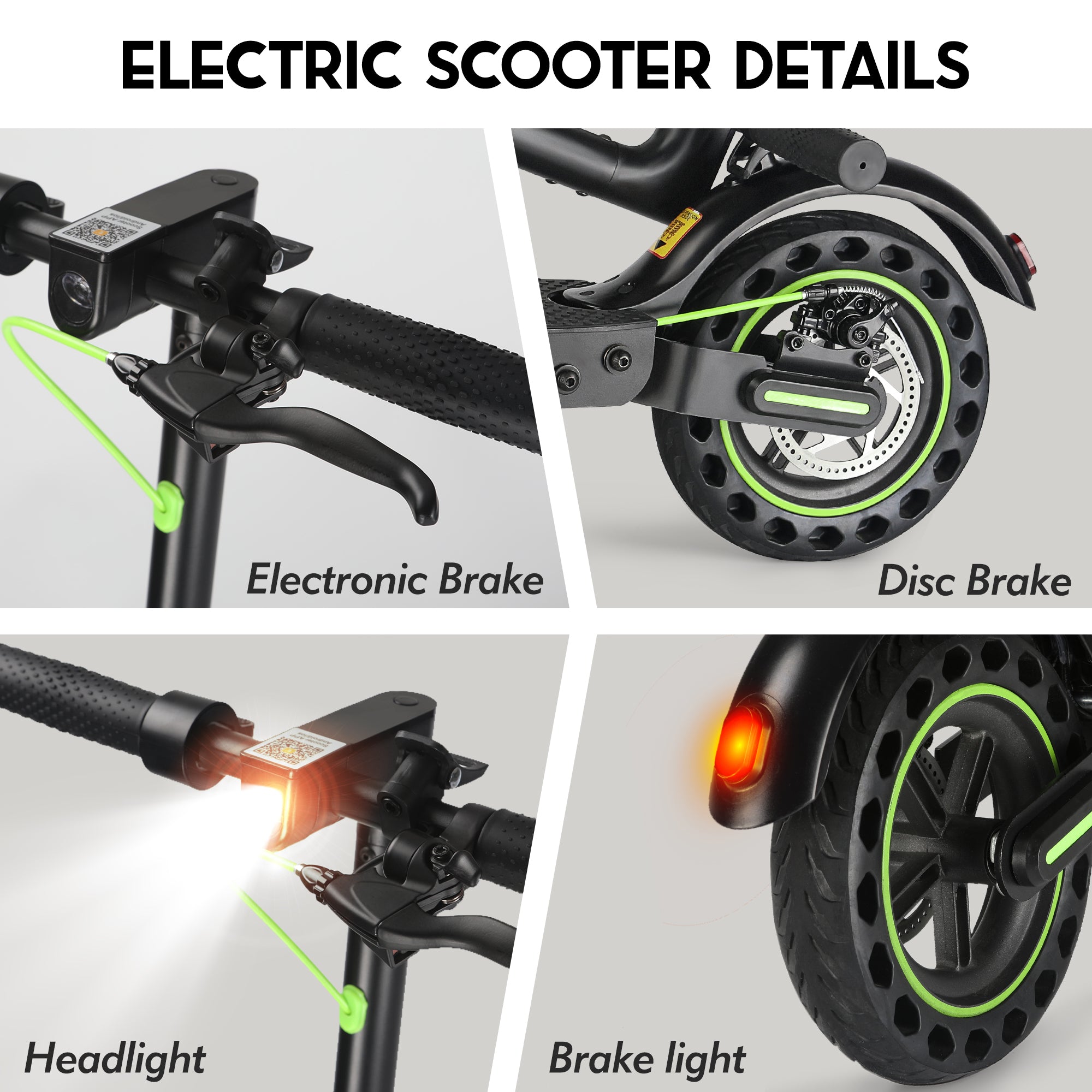 DuoDian F30Pro 36V 10.4Ah battery compartment and charging port