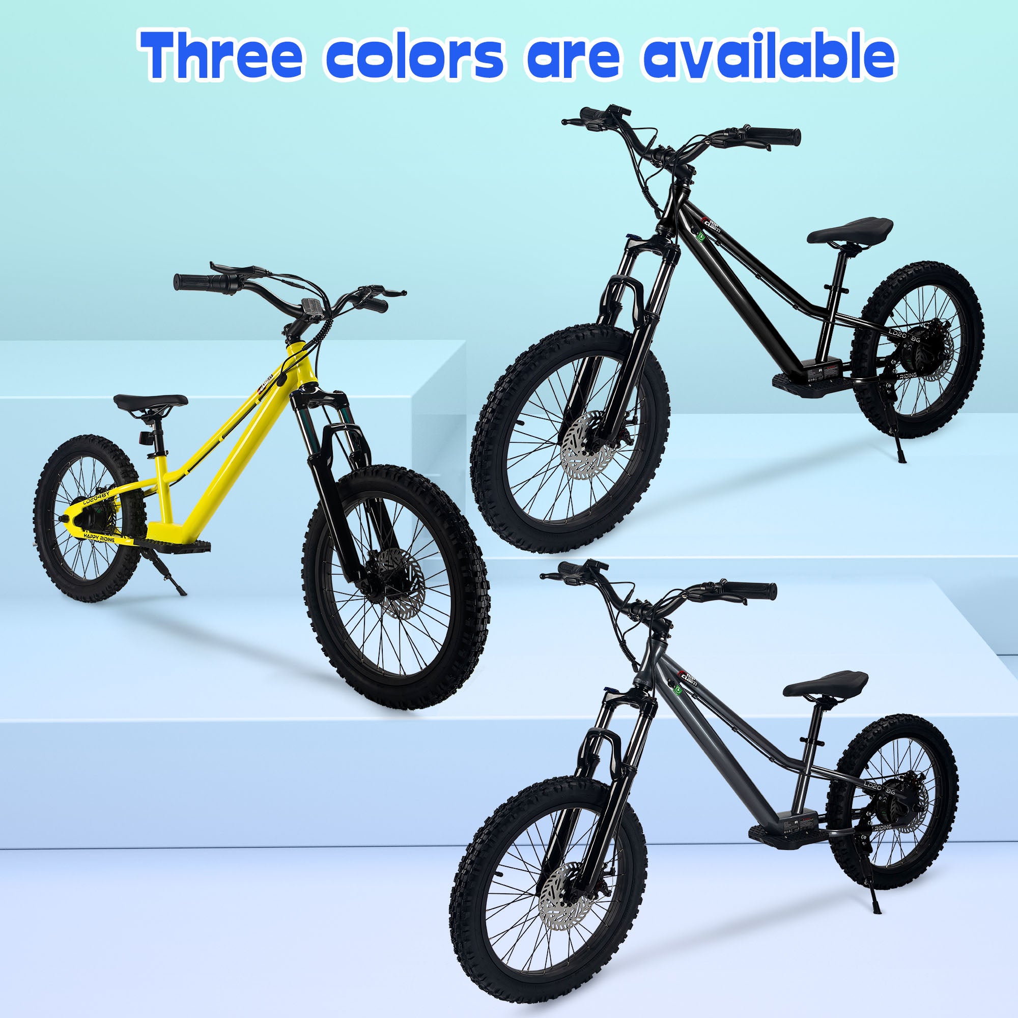 DuoDian KIDS ELECTRIC BIKE 350W 20" FOR AGES 9+, UP TO 18.6 MPH, 15.5 MILES RANGE