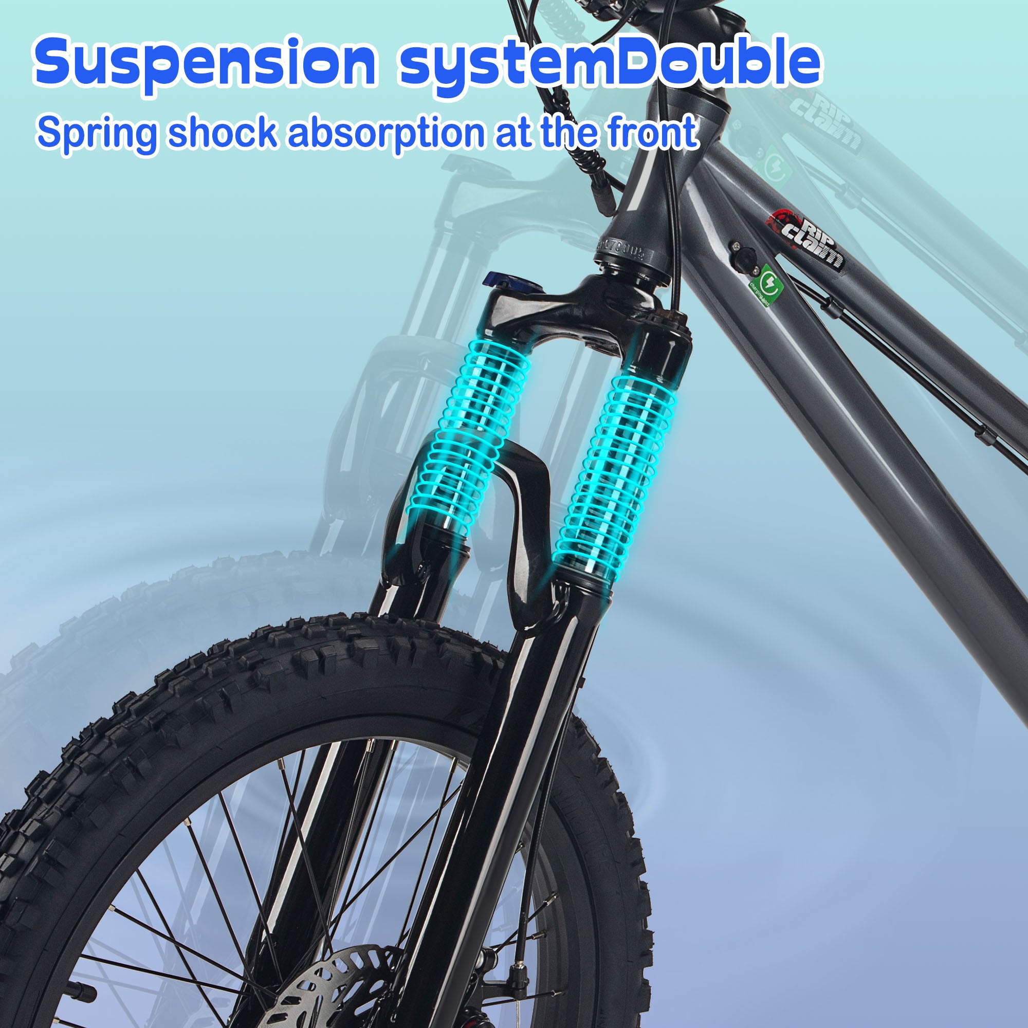 DuoDian KIDS ELECTRIC BIKE 350W 20" FOR AGES 9+, UP TO 18.6 MPH, 15.5 MILES RANGE