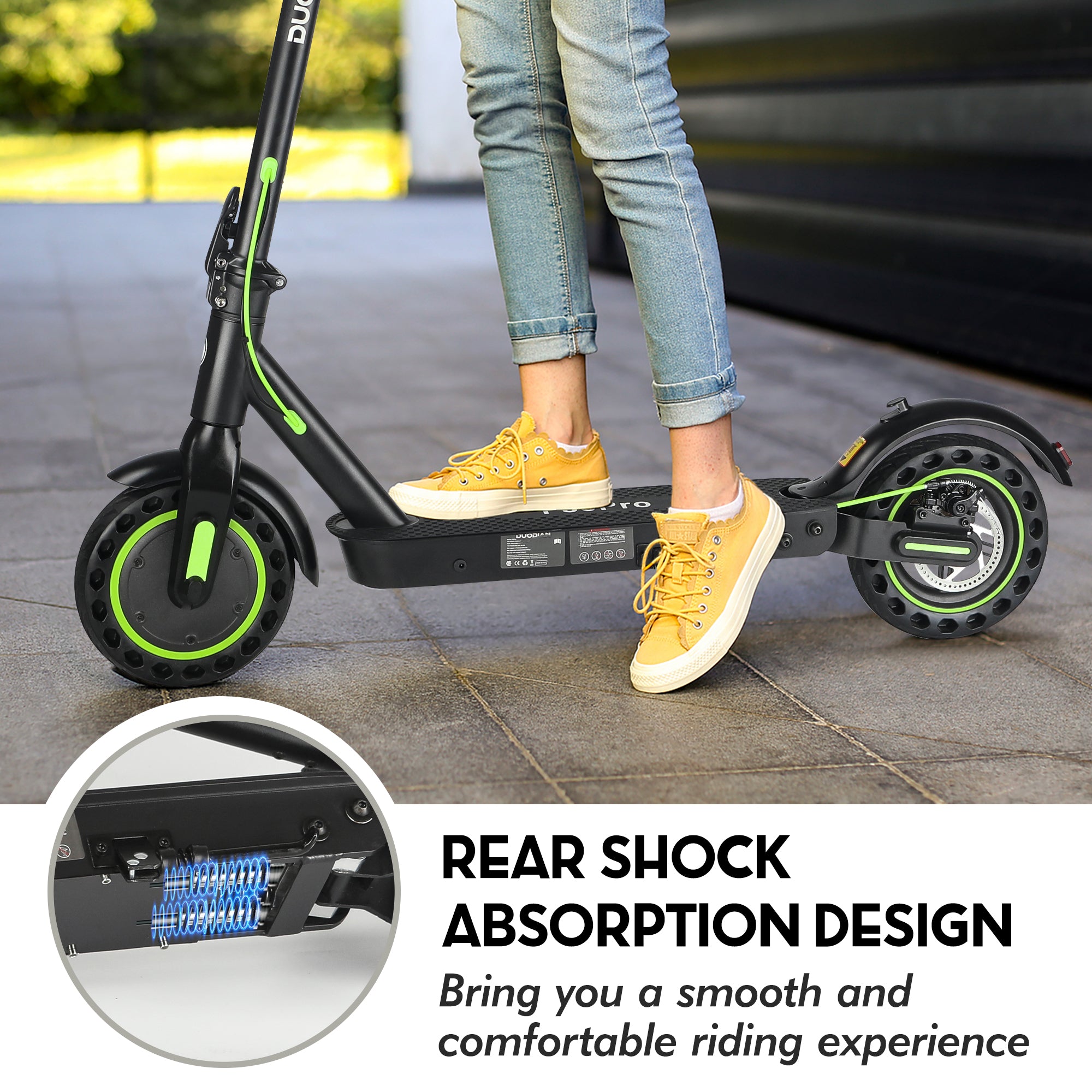 DuoDian F30Pro LED dashboard with speed battery and mode display