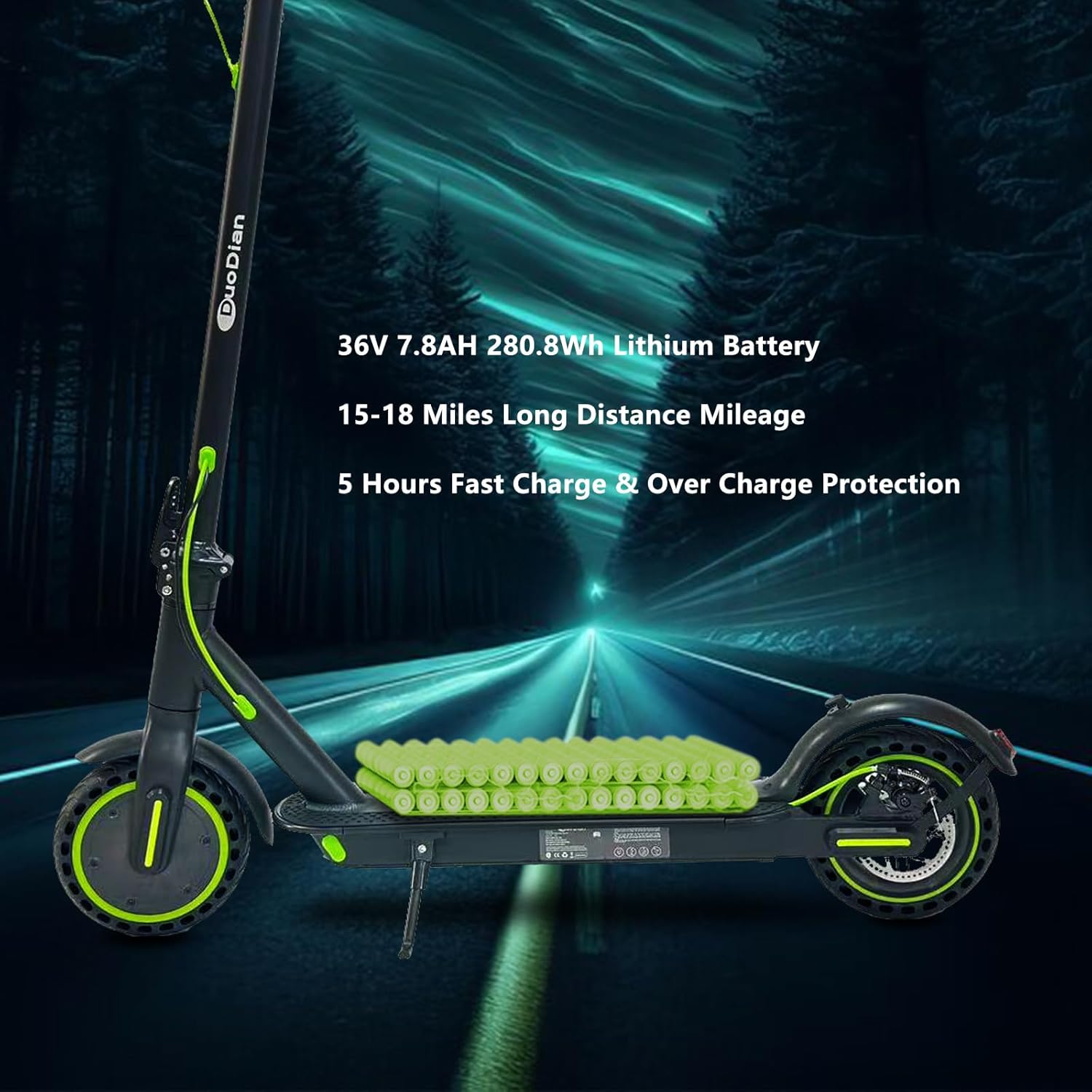 Electric Scooter for Adults,Folding E Scooter with 350W/500W Motor 19Mph Top Speed 18 Miles Long Range,Commuting Motorized Kick Scooters