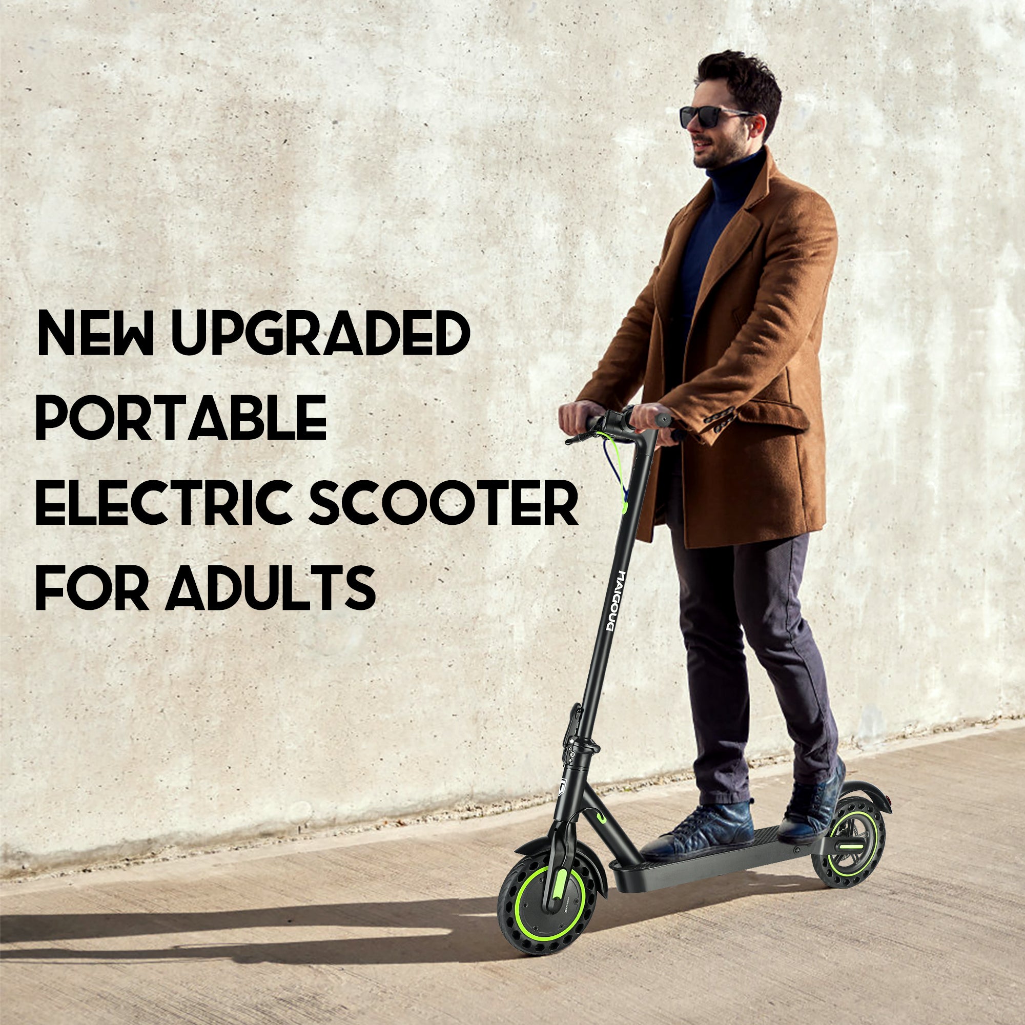 DuoDian F30Pro handlebar folding mechanism and grip detail