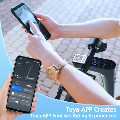 DuoDian F30ULTRA Electric Scooter for Adults, 500W Motor, 19 MPH, 31 Miles Range, 10" Tires