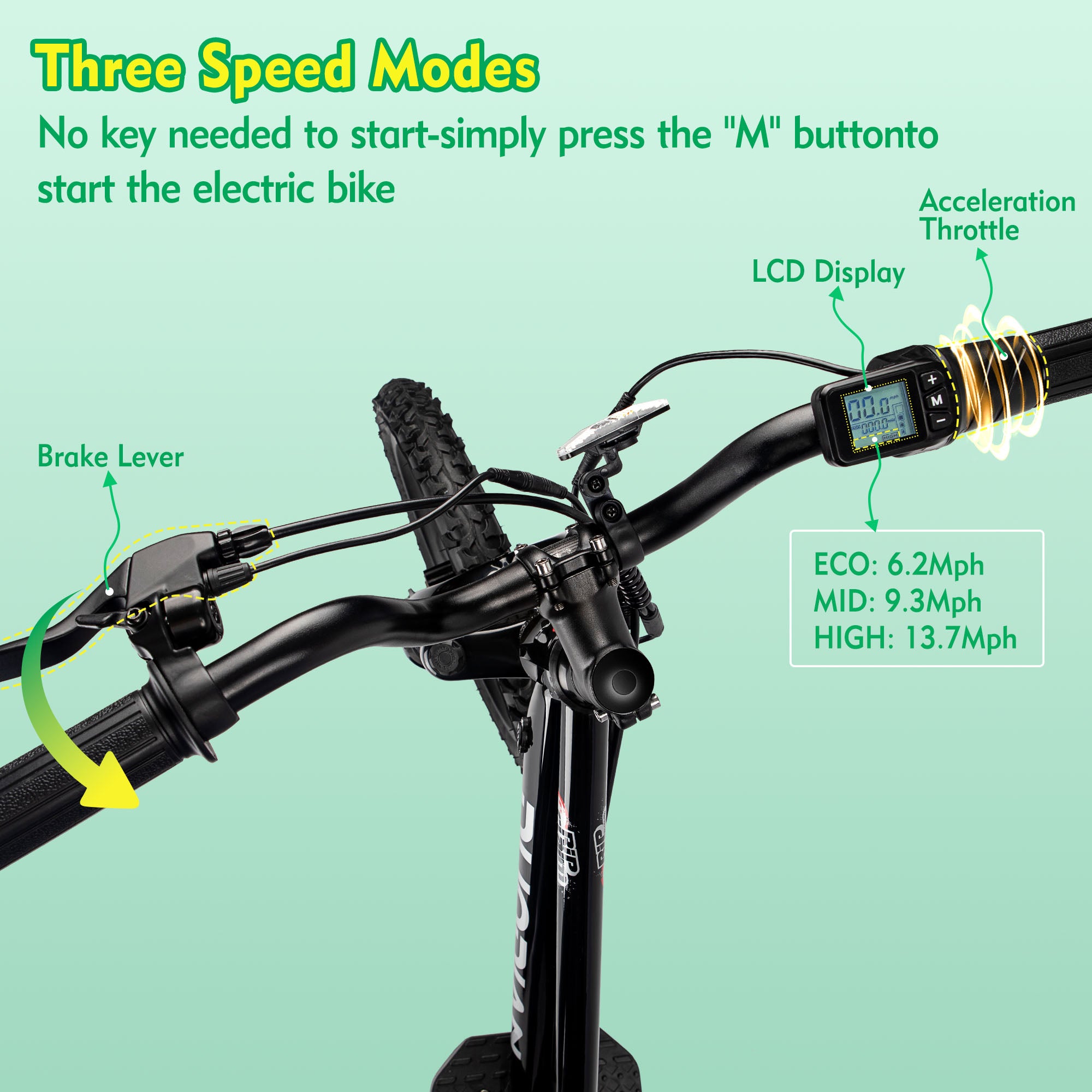 DuoDian KIDS ELECTRIC BIKE 250W 16" FOR AGES 5-12, UP TO 13.7 MPH, 12.4 MILES RANGE
