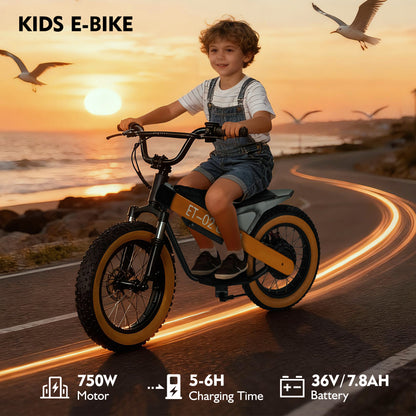 DuoDian ET-02 Ultra motorcycle-style seat and frame design for youth riders