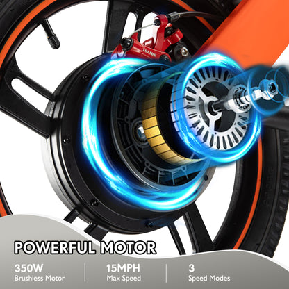 DuoDian ET-01 MAX dual disc brake system for safe stopping