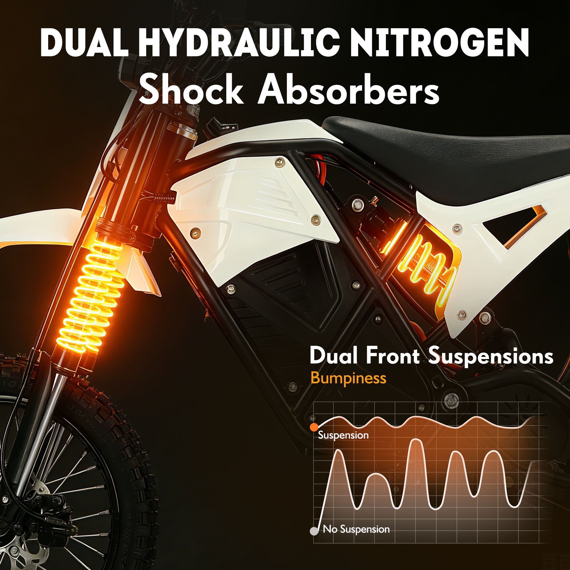DuoDian 3500W Electric Dirt Bike for Teens & Adults