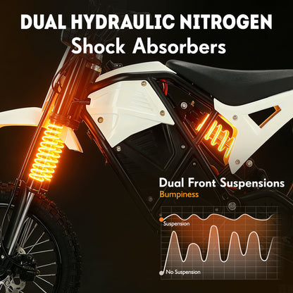 DuoDian 3500W Electric Dirt Bike for Teens & Adults