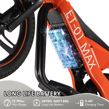 DuoDian ET-01 MAX front fork suspension for trail riding comfort