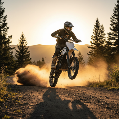 DuoDian 3500W Electric Dirt Bike for Tee - Lifestyle Scene